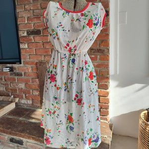 Jerell of Texas summer keyhole floral dress (modern Small) Vintage